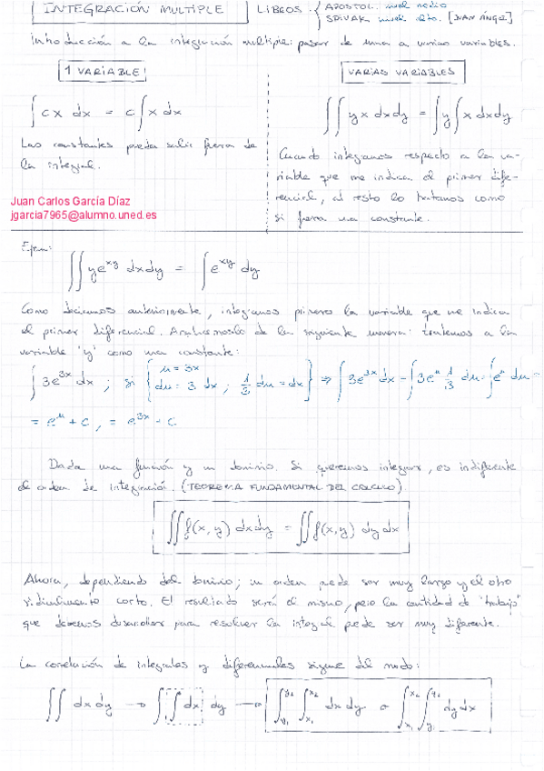 Miniatura del documento TEMA 2 - Integración sobre conjuntos acotados (Integración y análisis vectorial).pdf