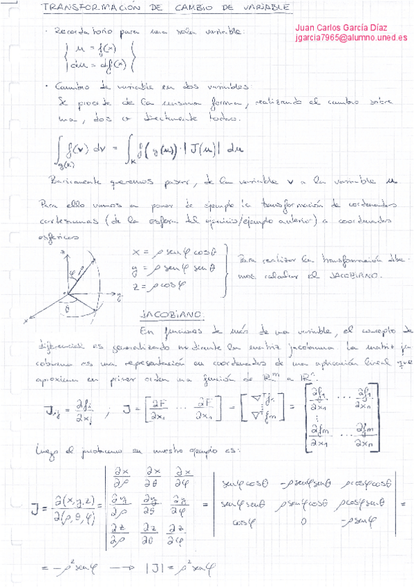 Miniatura del documento TEMA 3 - Cambio de variable y aplicaciones de la integral (Integración y análisis vectorial).pdf