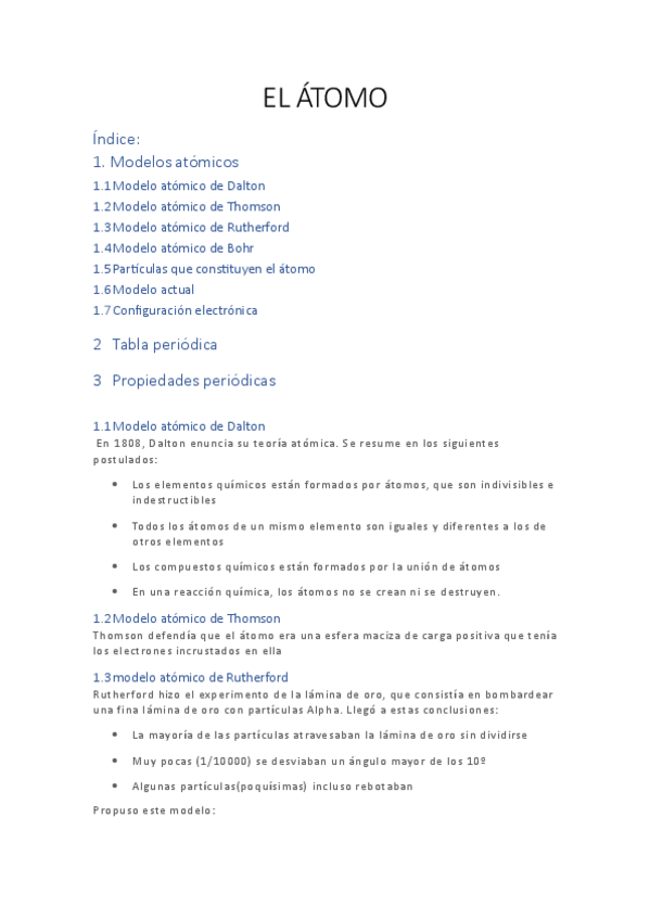 Miniatura del documento EL-ATOMO-Modelos-atomicos-Dalton-Thomson-Rutherford-Bohr-Configuracion-electronica-Propiedades-periodicas.pdf