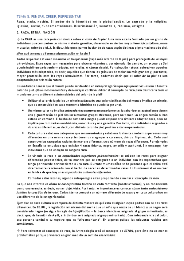 Miniatura del documento Tema 5. Pensar- creer, representar.pdf