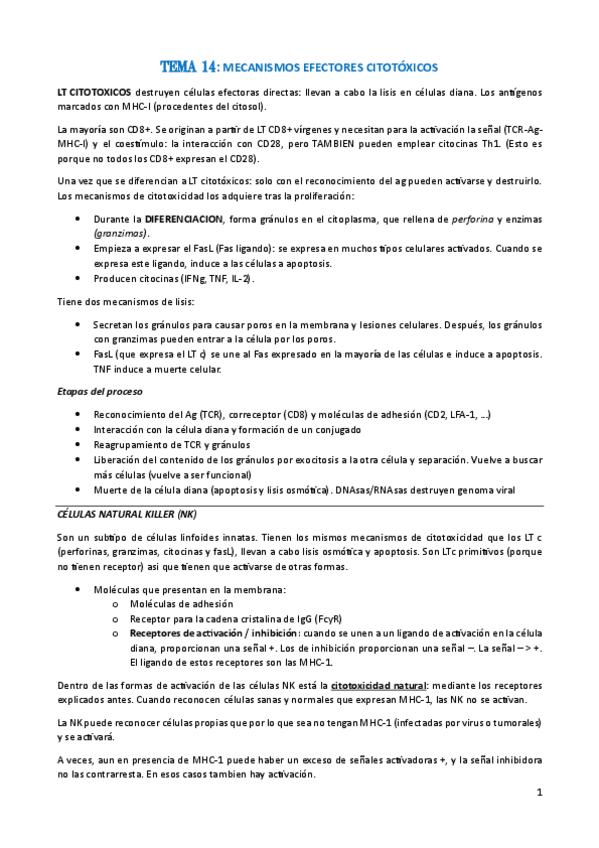 Miniatura del documento Tema-14.-Mecanismos-efectores-citotoxicos.pdf