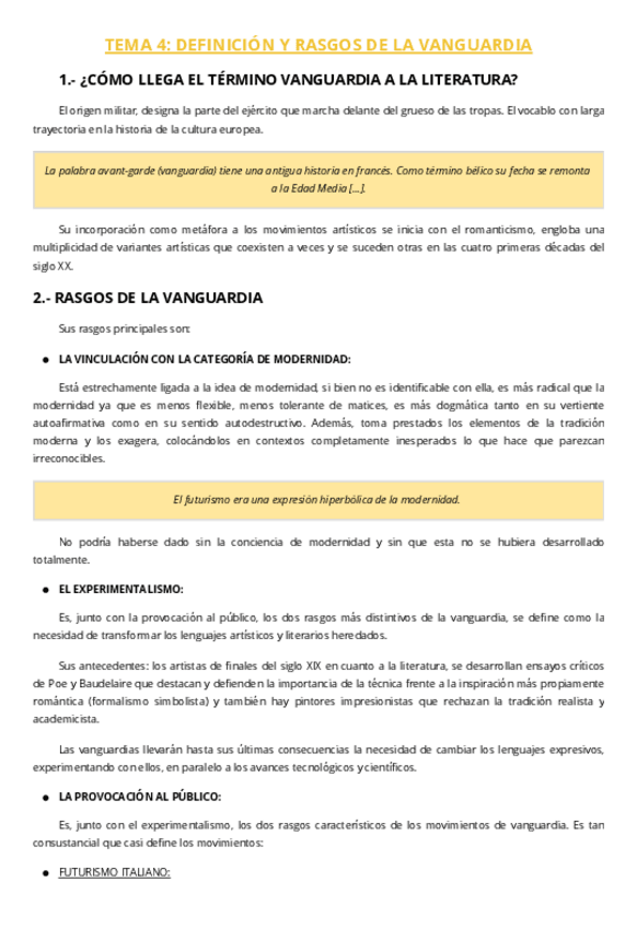 Miniatura del documento TEMA-4-DEFINICION-Y-RASGOS-DE-LA-VANGUARDIA-2324.pdf