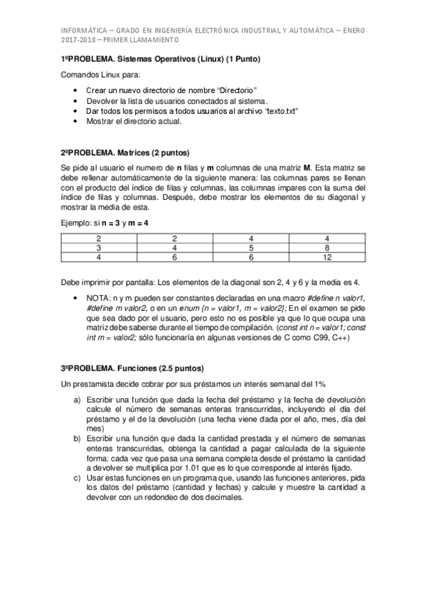 Miniatura del documento Examen Convocatoria 2017-2018 Enero Primer Llamamiento (Grado en Ingeniería Electrónica Industrial y Automática).pdf