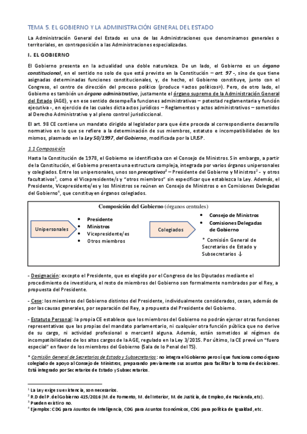 Miniatura del documento Tema 5. El Gobierno y la Administración General del Estado.pdf
