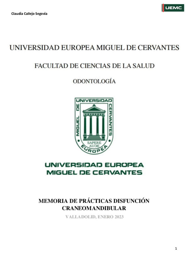 Miniatura del documento memoria de practicas disfuncion, claudia callejo segovia.pdf