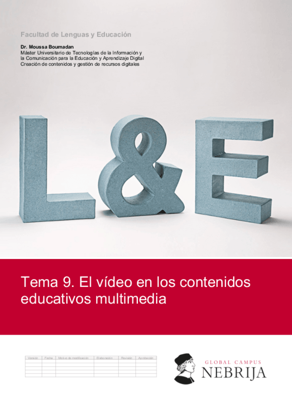 Miniatura del documento Tema9Elvideoenloscontenidoseducativosmultimedia.pdf