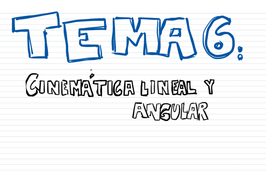 Miniatura del documento Apuntes-Tema-6.-Cinematica-Lineal-Y-Angular.pdf