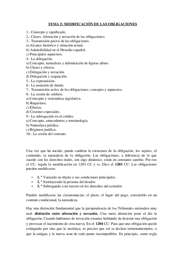 Miniatura del documento TEMA 5 MODIFICACIÓN DE LAS OBLIGACIONES.docx