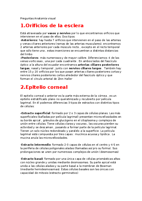 Miniatura del documento Preguntas resueltas de otros años anatomía del sistema visual.docx