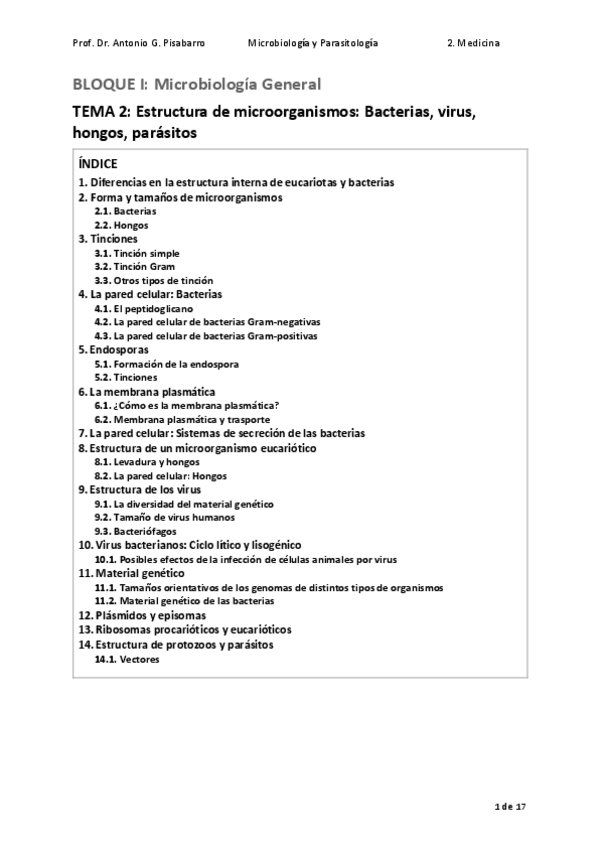 Miniatura del documento TEMA-2-Estructura-de-microorganismos.-Bacterias-virus-hongos-parasitos.pdf