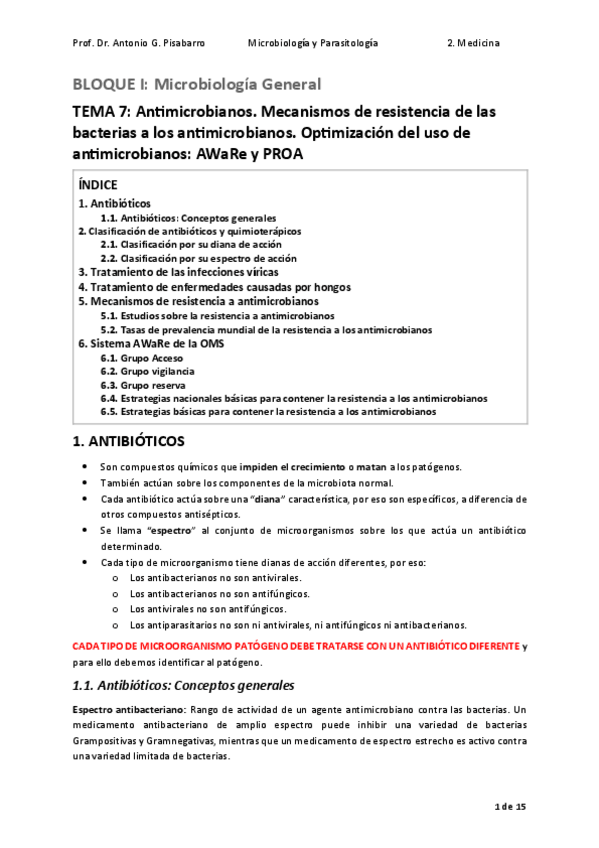 Miniatura del documento Tema-7.-Antimicrobianos.-Mecanismos-de-resistencia-de-las-bacterias-a-los-antimicrobianos.-Optimizacion-del-uso-de-antimicrobianos.-AWaRe-y-PROA.pdf