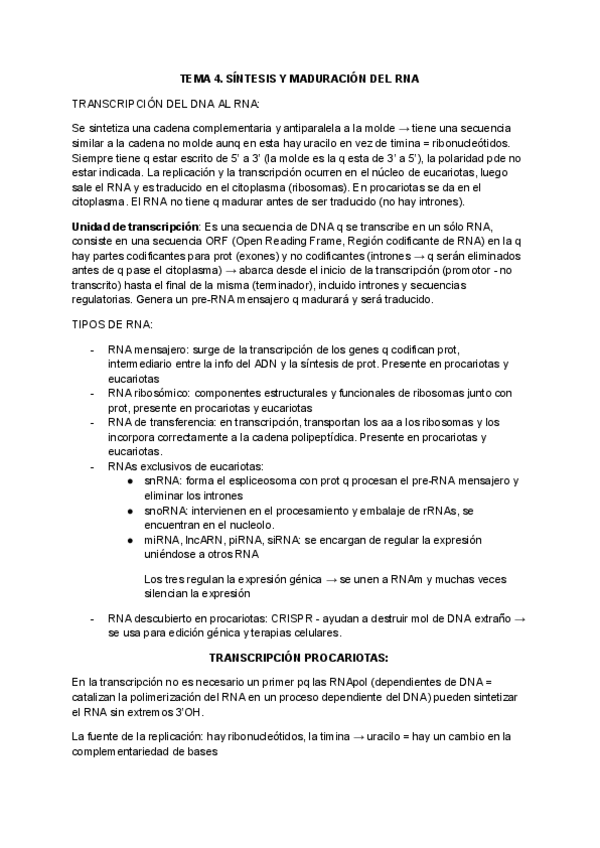 Miniatura del documento TEMA-4-Sintesis-y-maduracion-del-RNA.pdf
