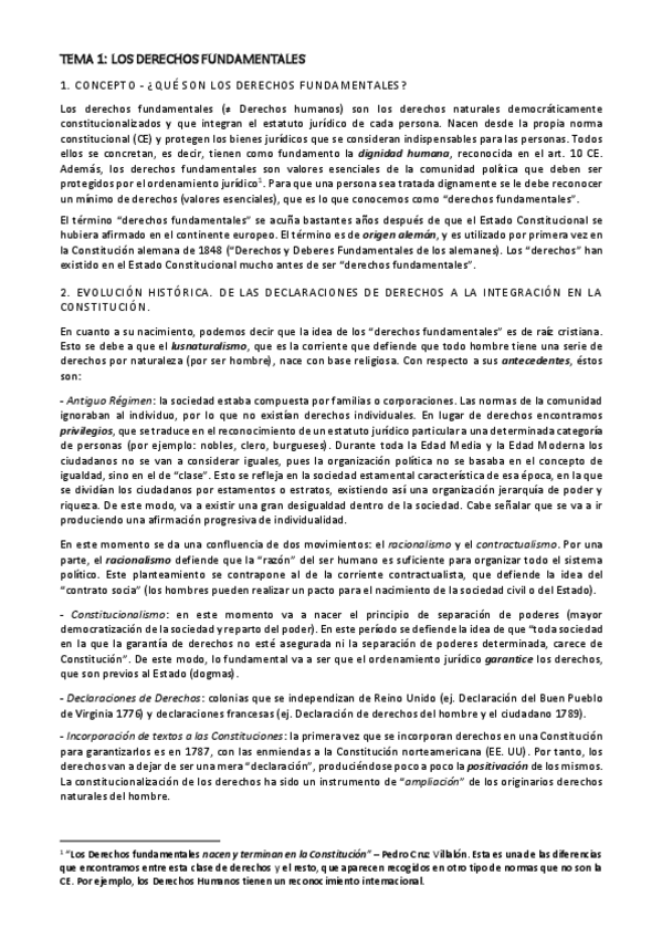 Miniatura del documento Tema 1 - Los derechos fundamentales.pdf