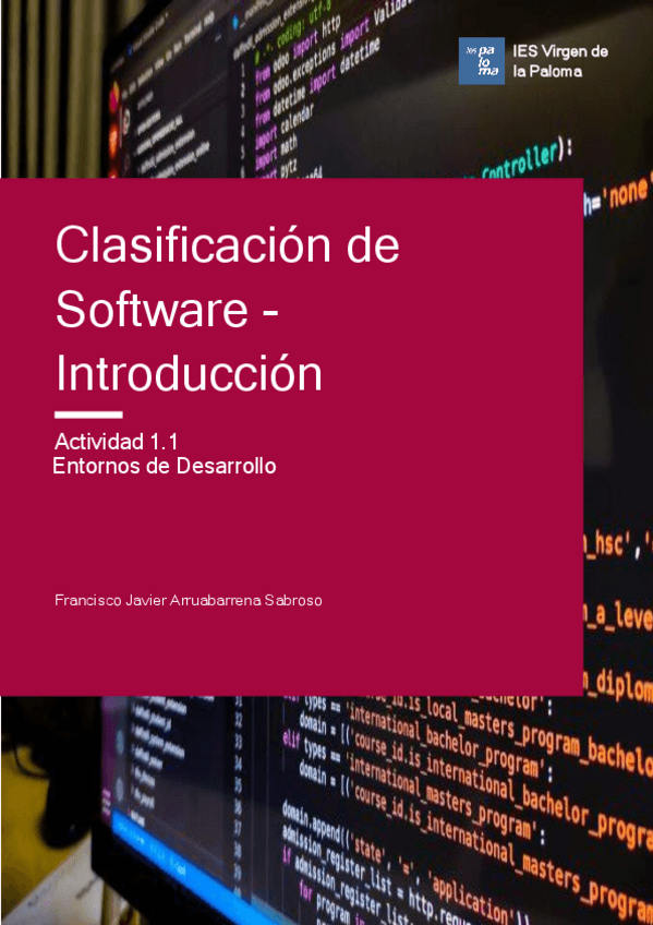 Miniatura del documento Clasificacion-de-Software-Introduccion.pdf