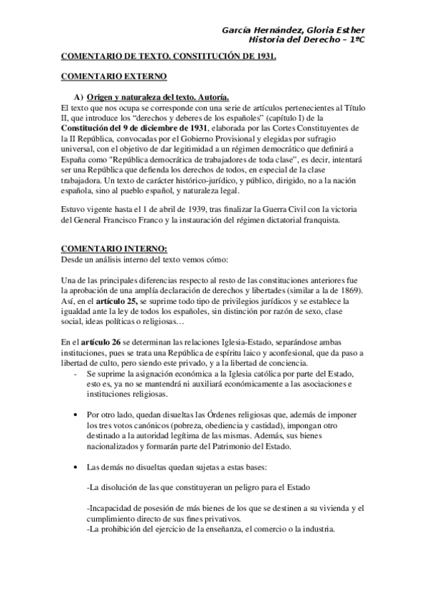 Miniatura del documento Comentario constitucion 1931.docx