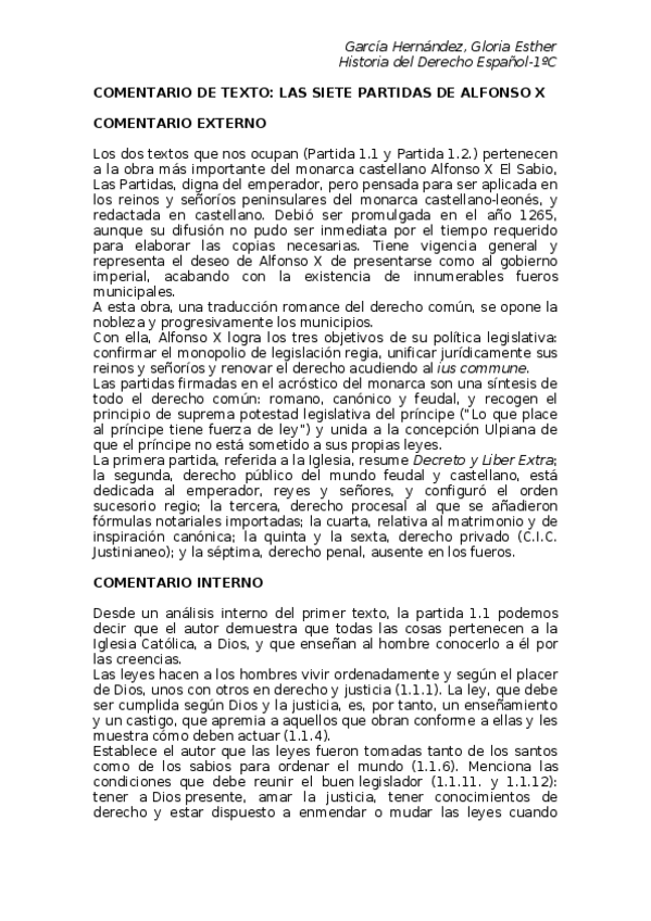 Miniatura del documento Comentario texto- 7 Partidas Alfonso X.docx