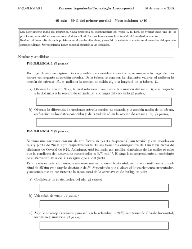 Miniatura del documento Examen de mecánica de fluidos y aerodinámica.pdf