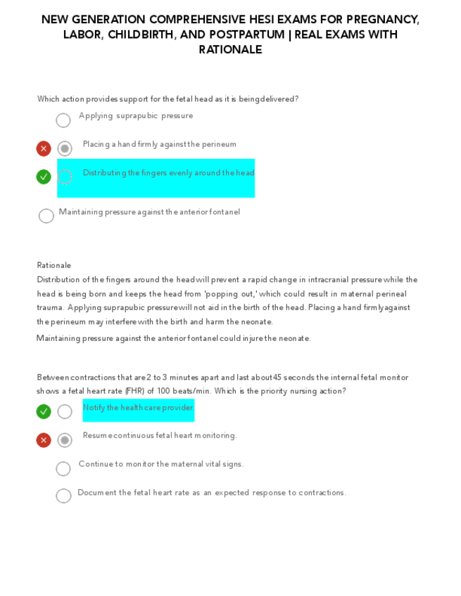Miniatura del documento NEW-GENERATION-COMPREHENSIVE-HESI-EXAMS-FOR-PREGNANCY-LABOR-CHILDBIRTH-AND-POSTPARTUM-or-REAL-EXAMS-WITH-RATIONALE.pdf