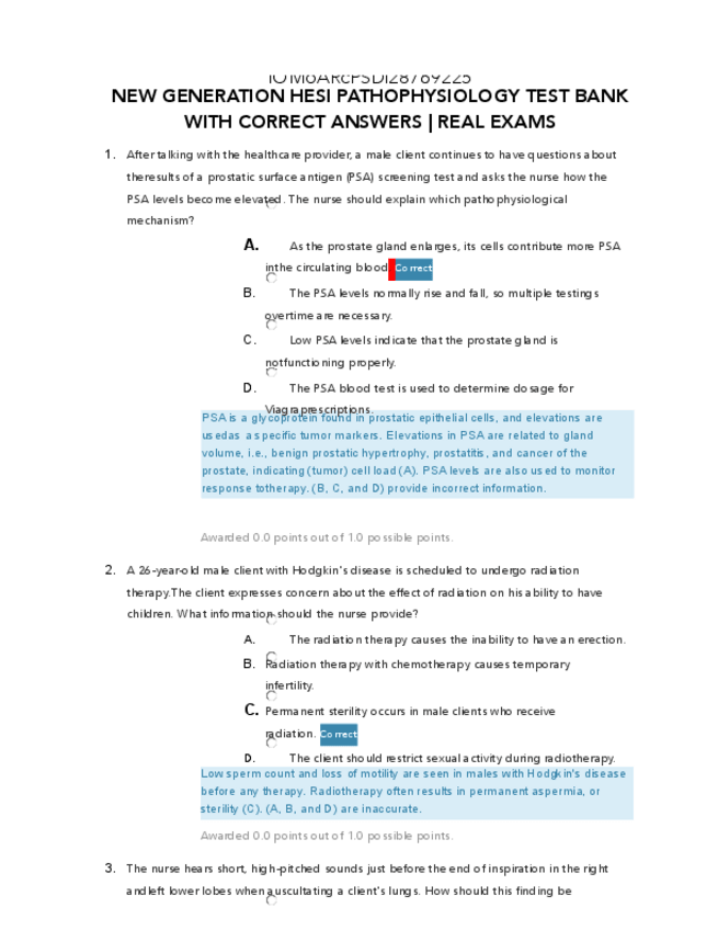 Miniatura del documento NEW-GENERATION-HESI-PATHOPHYSIOLOGY-TEST-BANK-WITH-CORRECT-ANSWERS-or-REAL-EXAMS.pdf