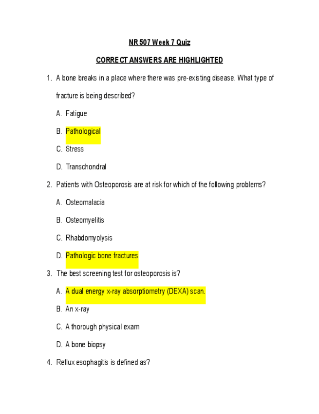 Miniatura del documento NR-507-Week-7-Quiz-CORRECT-ANSWERS-ARE-HIGHLIGHTED.pdf