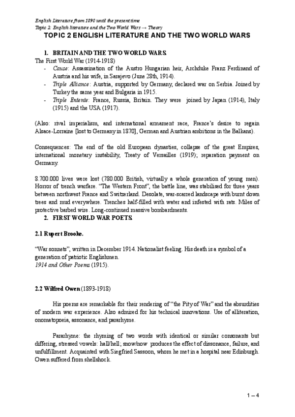 Miniatura del documento THEORY-TOPIC-2-ENGLISH-LITERATURE-AND-THE-TWO-WORLD-WARS.pdf