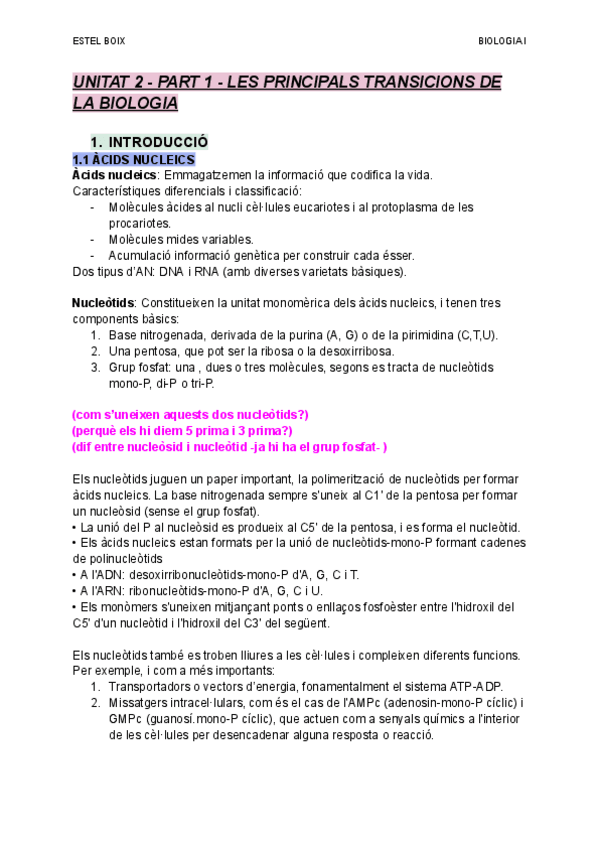 Miniatura del documento UNITAT 2 - PART 1 - Les principals transicions de la Biologia.pdf