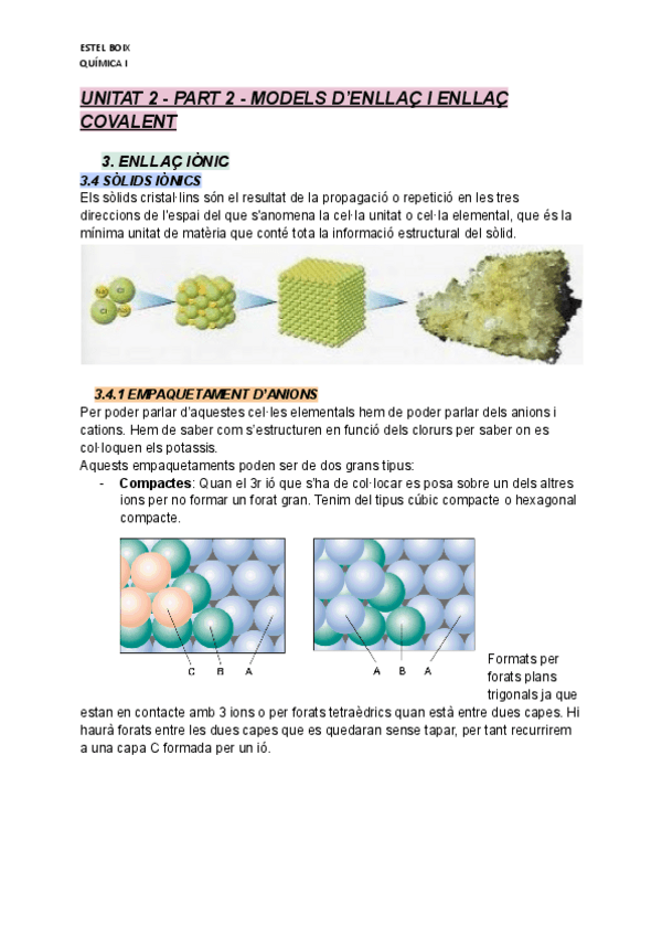Miniatura del documento UNITAT 2 - PART 2 - Models d'Enllaç i  Enllaç Covalent.pdf