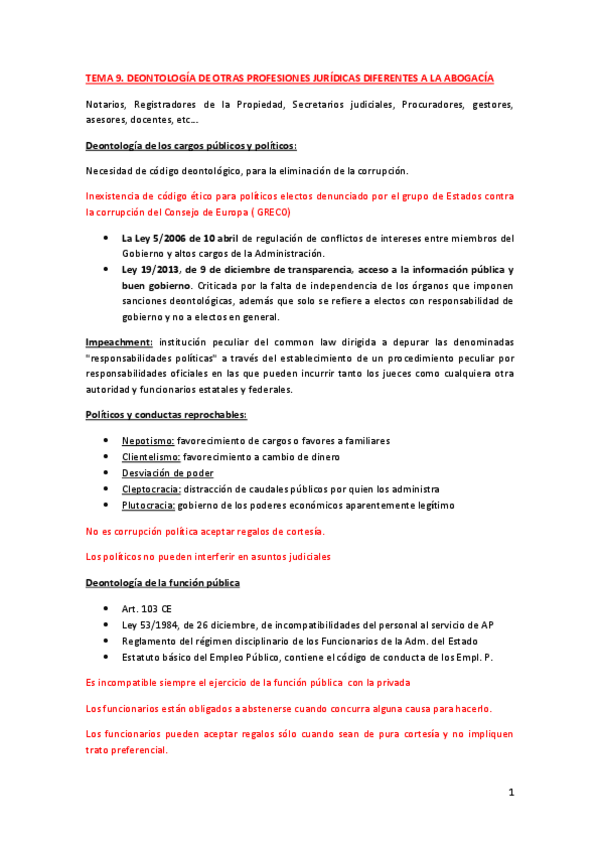 Miniatura del documento TEMA 9. DEONTOLOGÍA DE OTRAS PROFESIONES JURÍDICAS DIFERENTES A LA ABOGACÍA.pdf
