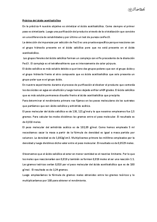 Miniatura del documento Informe de práctica de la aspirina.pdf
