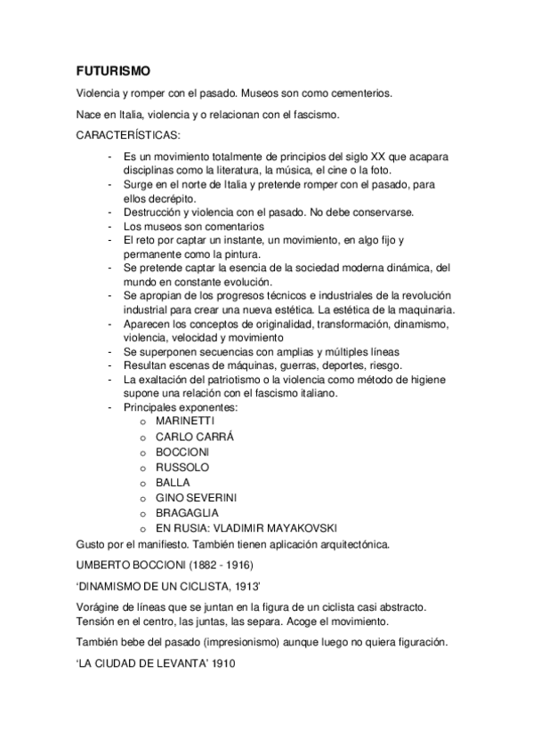 Miniatura del documento Futurismo.docx