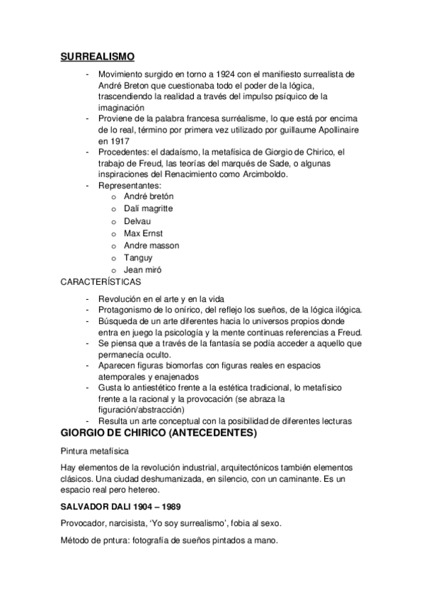 Miniatura del documento Surrealismo- Abstraccion, Suprematismo.docx