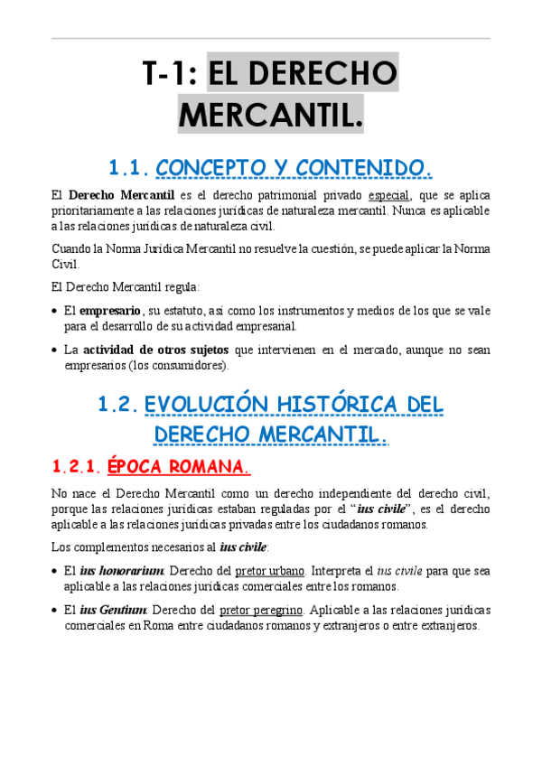 Miniatura del documento Tema 1 - D.MERCANTIL (resumen).pdf