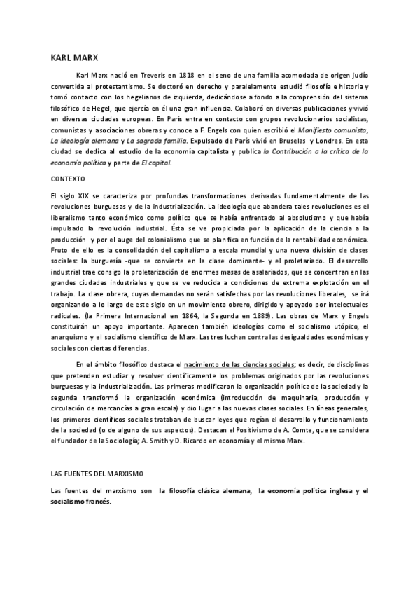Miniatura del documento Karl Marx: apuntes completos.pdf