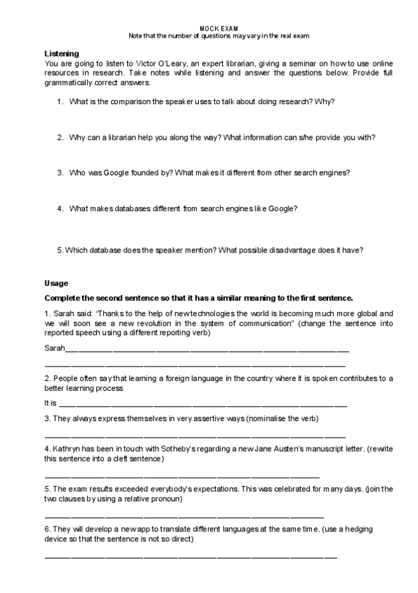 Miniatura del documento Mock-exam-1-LISTENING-AND-USAGE-Ingles-C1.1.pdf