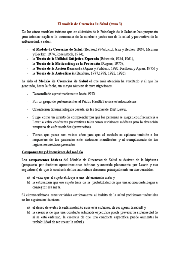 Miniatura del documento Tema 3 (adicional): El modelo de Creencias de Salud.pdf