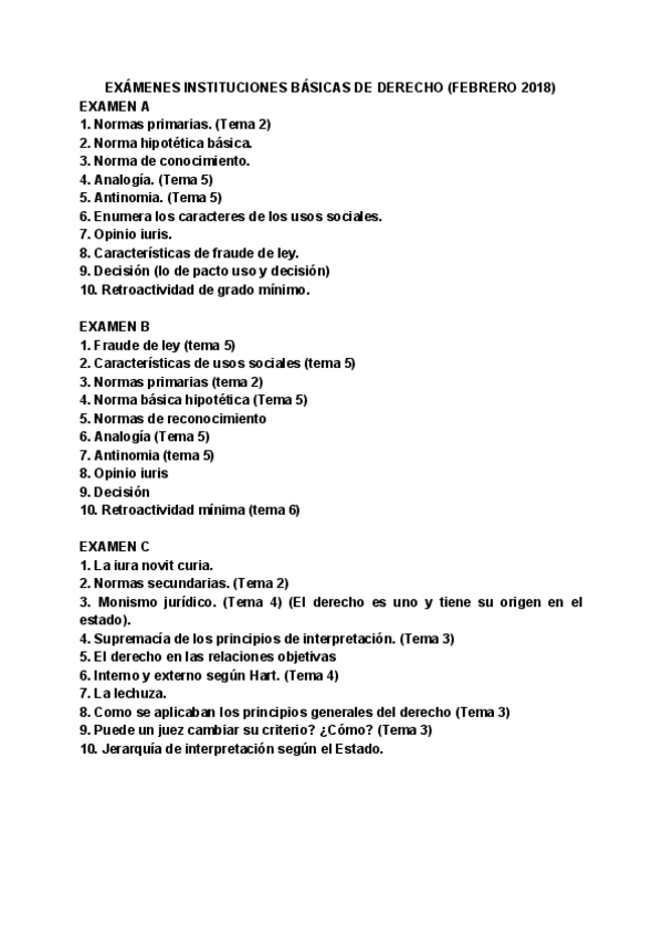 Miniatura del documento EXÁMENES INSTITUCIONES BÁSICAS DE DERECHO (FEBRERO 2018).pdf