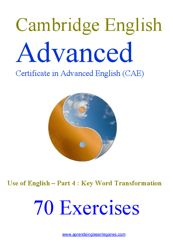 Miniatura del documento 70 CAE  KEY WORD TRANSFORMATIONS.pdf