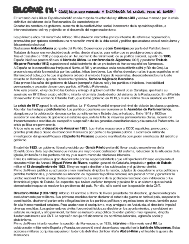 Miniatura del documento Crisis-de-la-restauracion-y-dictadura-de-Miguel-Primo-de-Rivera.pdf
