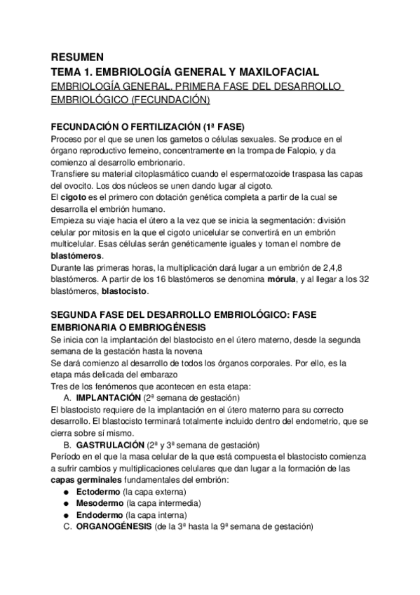 Miniatura del documento TEMA-1-ESTUDIO-EMBRIOLOGIA-GENERAL-Y-MAXILOFACIAL.docx