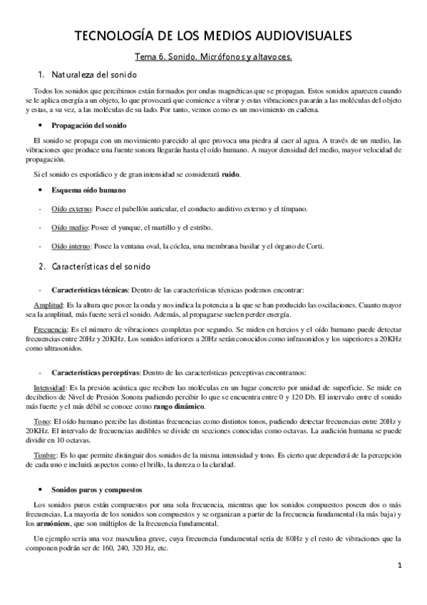 Miniatura del documento Tema 6. Sonido. Micrófonos y altavoces..pdf