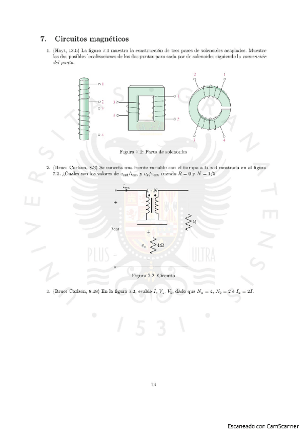 Miniatura del documento Relación 7 - Circuitos magnéticos (explicados).pdf