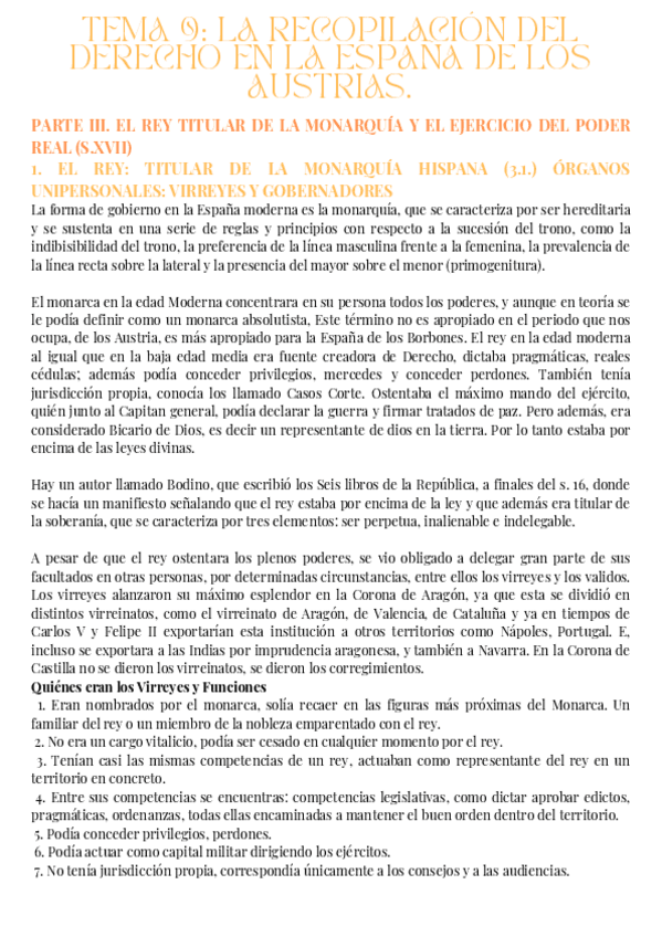 Miniatura del documento Tema-9-La-Recopilacion-del-Derecho-en-la-Espana-de-los-Austrias..pdf