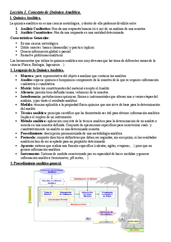 Miniatura del documento Lección 1. Concepto de Química Analítica..pdf