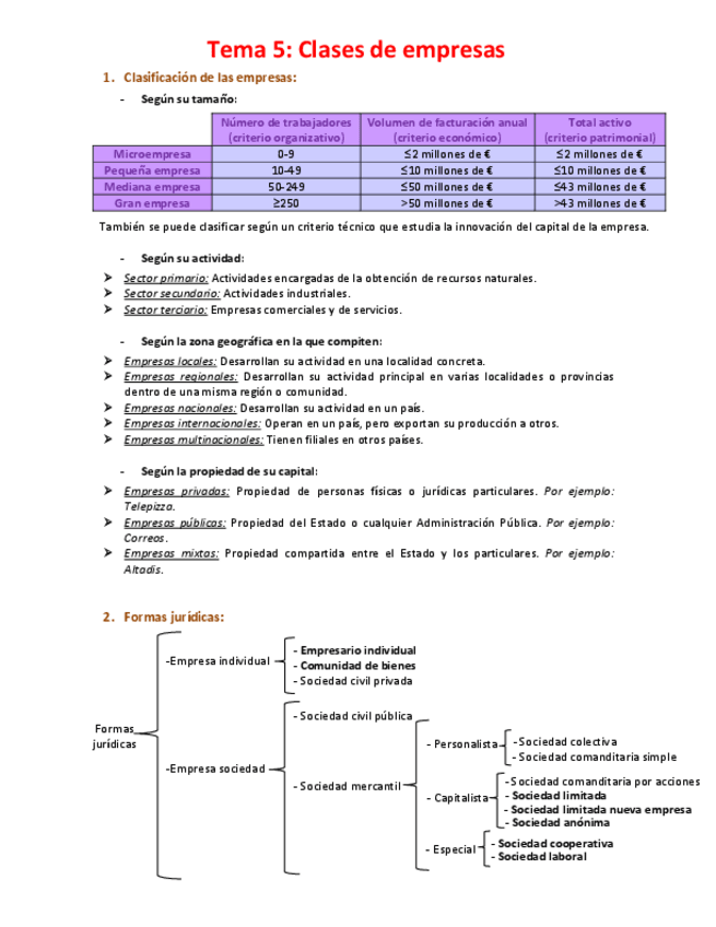 Miniatura del documento Tema 5 - Clases de empresas.pdf