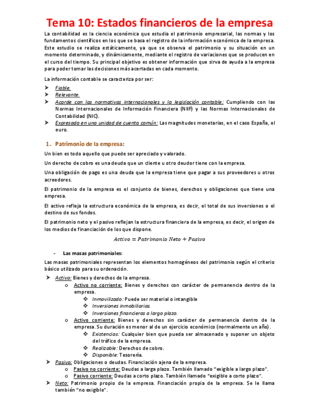 Miniatura del documento Tema 10 - Estados financieros de la empresa.pdf