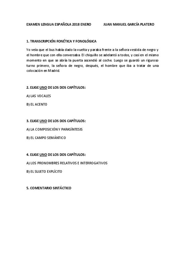 Miniatura del documento EXAMEN LENGUA ESPAÑOLA 2018 ENERO JUAN MANUEL GARCÍA PLATERO.pdf