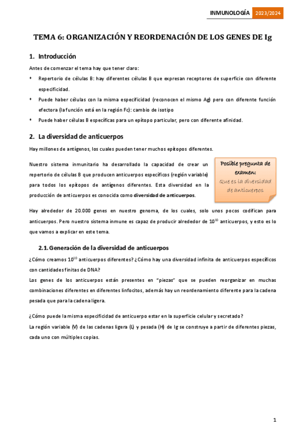 Miniatura del documento Tema-6.-Organizacion-y-reorganizacion-de-genes-de-inmunoglobulinas.pdf