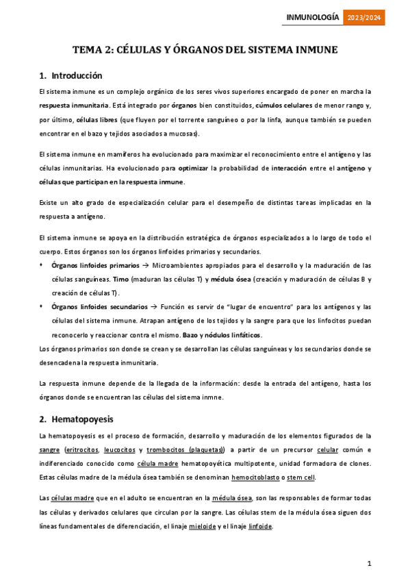 Miniatura del documento Tema-2.-Celulas-y-organos-del-sistema-inmune.pdf