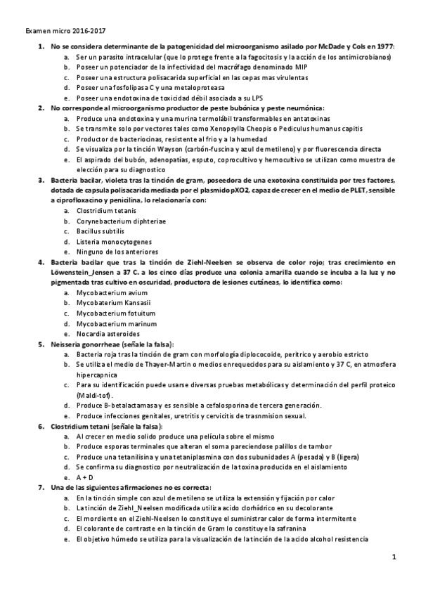 Miniatura del documento Examen bacteriología 1º convocatoria 2016-2017.pdf