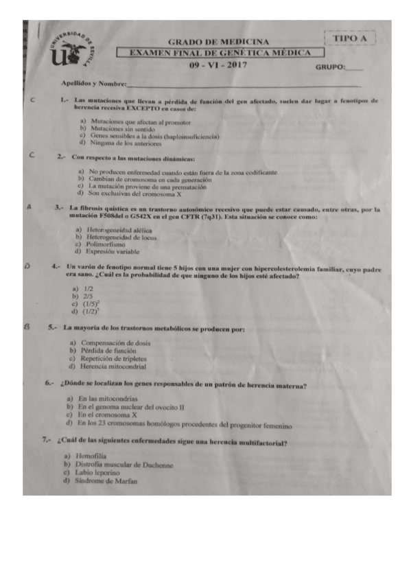 Miniatura del documento Examen genética 2017.pdf